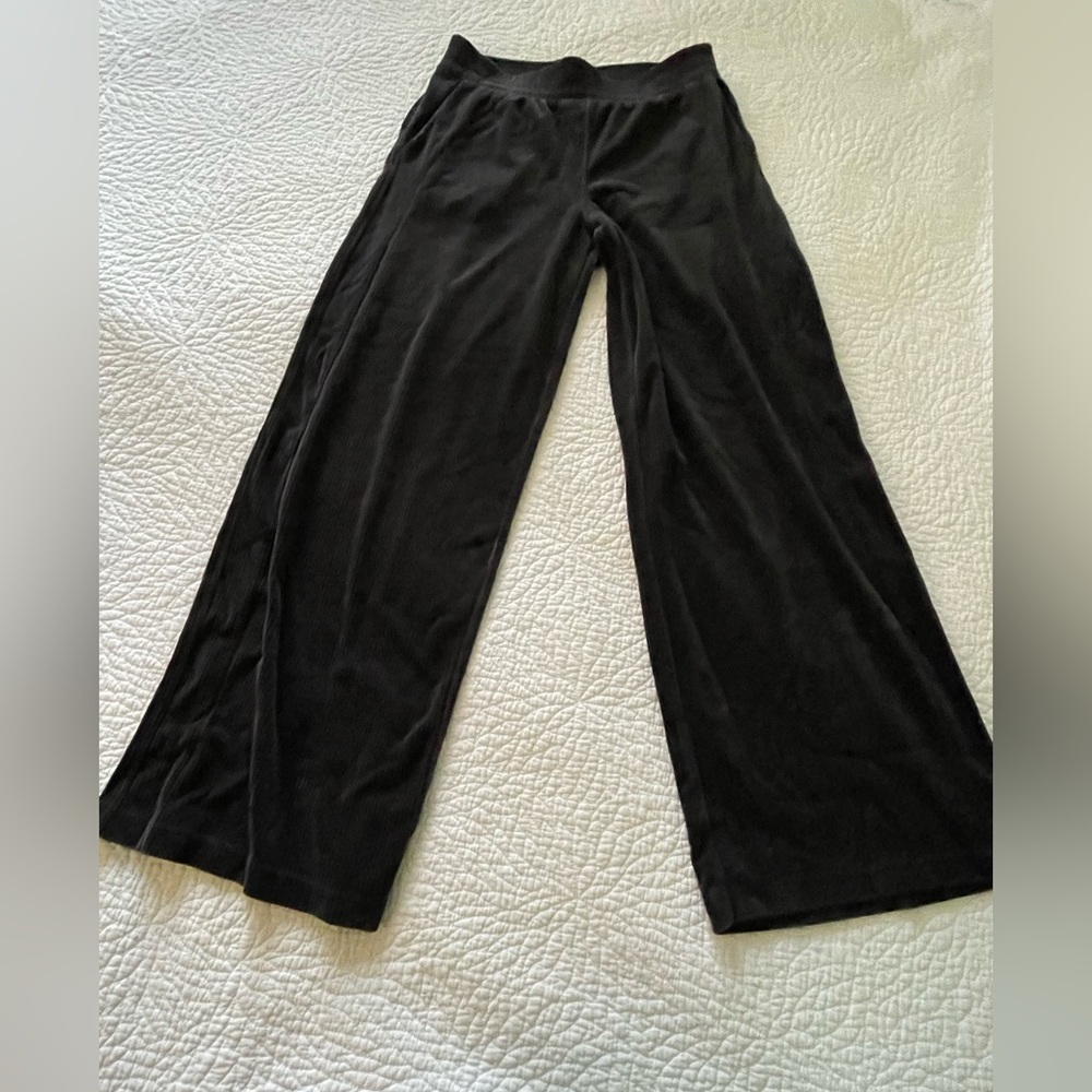 lululemon athletica Black Wide-Leg Pants